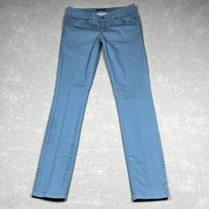 Prana Jeans Womens Size 4/27 Blue Stretch Skinny Straight Denim Pockets